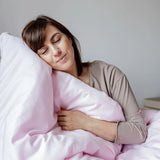 Muttertag Angebot 1: Standard BASIC Gewichtsdecke + 2x Kissenbezüge in Pink