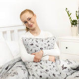 Gesundheitskissen Grau Zauberei