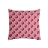 Gesundheitskissen Pink mit Erdbeeren