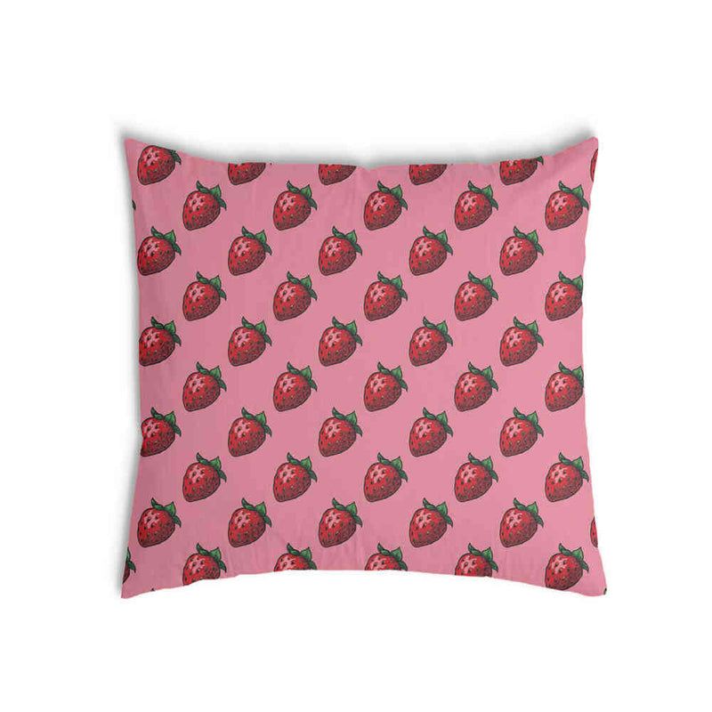 Gesundheitskissen Pink mit Erdbeeren