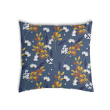 Gesundheitskissen Blau mit Blumenstrauß