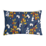 Gesundheitskissen Blau mit Blumenstrauß