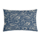 Gesundheitskissen Blau mit Muscheln