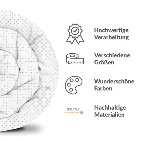 Therapiedecken Bettwäschen Set kleine Kreuze