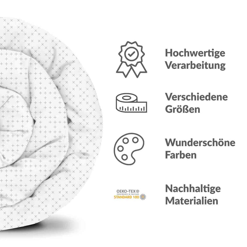 Therapiedecken Bettwäschen Set kleine Kreuze