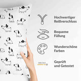 Gesundheitskissen Weiß mit Hunden