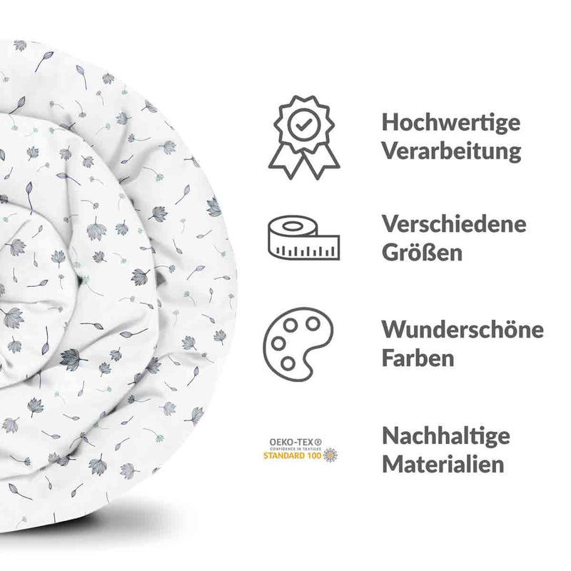 Therapiedecken Bettwäschen Set fliegende Blätter