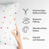 Gesundheitskissen Punkte Bunt