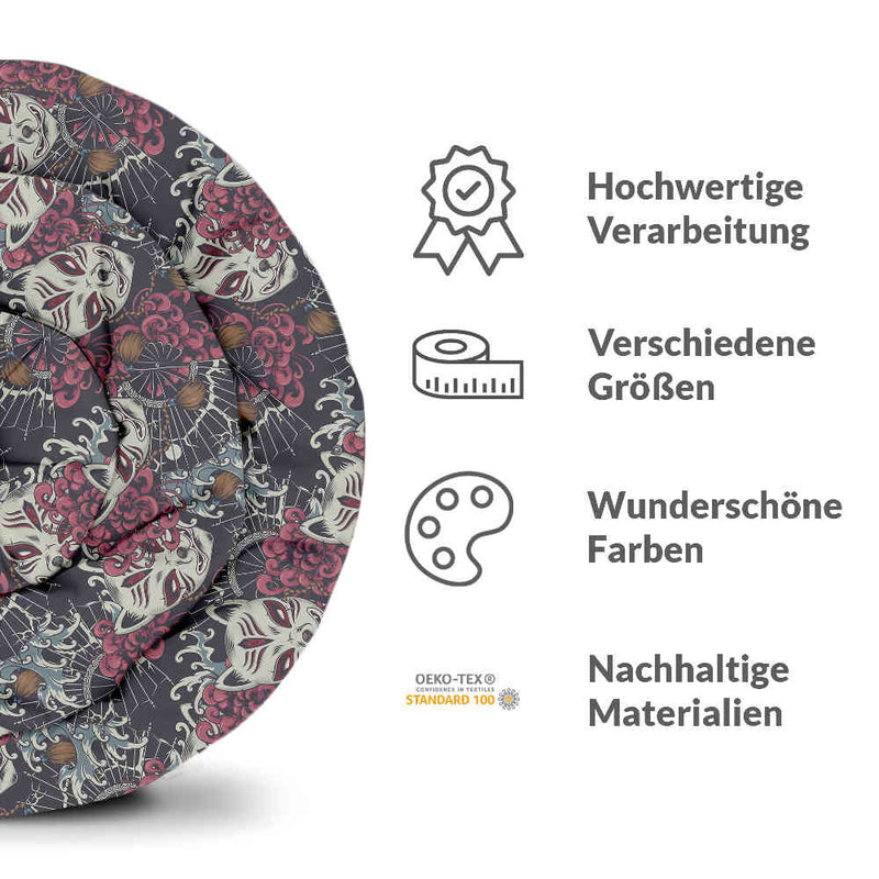 Therapiedecken Bettwäschen Set Gruselkatze