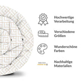 Therapiedecken Bettwäschen Set mit goldenem Streifenmuster