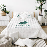 Therapiedecken Bettwäschen Set Weiß Matrix
