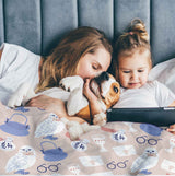 Therapiedecken Bettwäschen Set mit Harry's Eule