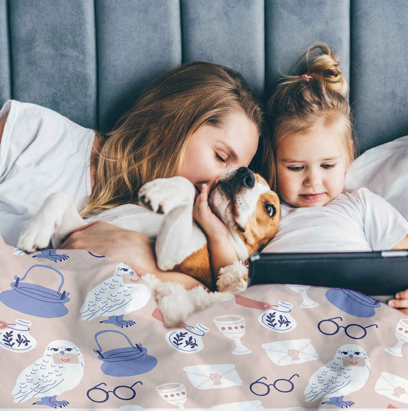 Therapiedecken Bettwäschen Set mit Harry's Eule