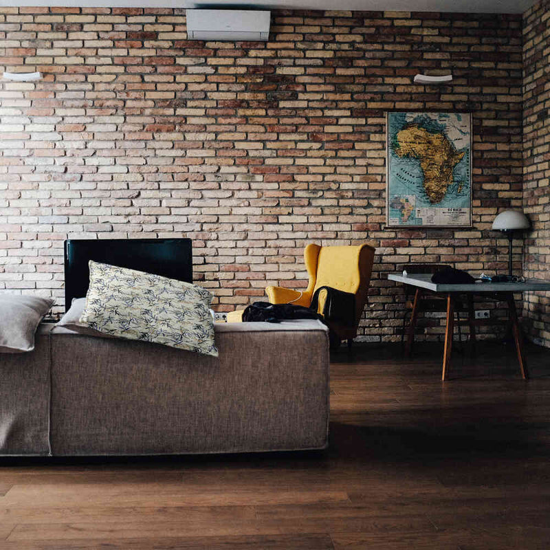 Gesundheitskissen Blattmuster Beige